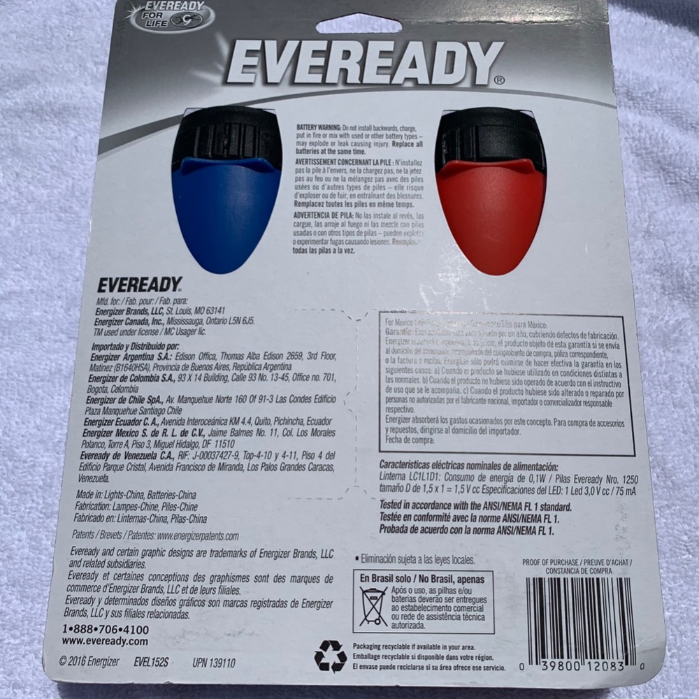 Eveready LED Flashlight 2-Pack - Picture 4 of 4